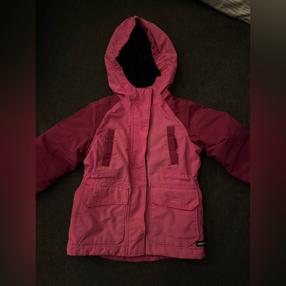 Girls LandsEnd Coat 3T